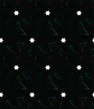 Soyut geometrik süslemesiz desen. tasarım arkaplanı, vektör illüstrasyonu