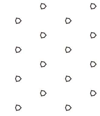 Soyut geometrik süslemesiz desen. tasarım arkaplanı, vektör illüstrasyonu