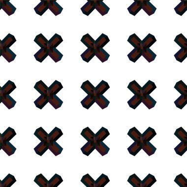 Soyut geometrik süslemesiz desen. tasarım arkaplanı, vektör illüstrasyonu