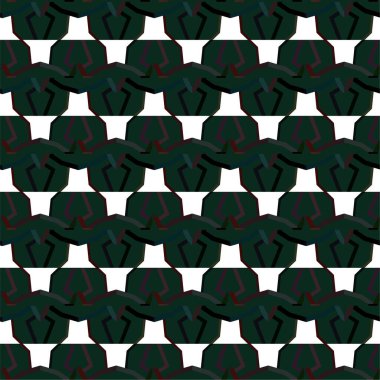 Soyut geometrik süslemesiz desen. tasarım arkaplanı, vektör illüstrasyonu