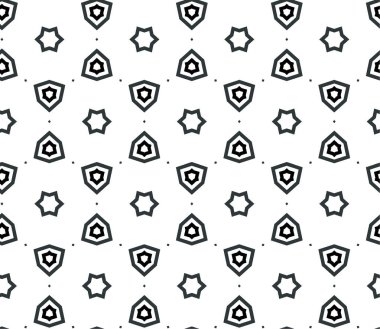 Soyut geometrik süslemesiz desen. tasarım arkaplanı, vektör illüstrasyonu