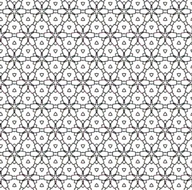 Soyut geometrik süslemesiz desen. tasarım arkaplanı, vektör illüstrasyonu