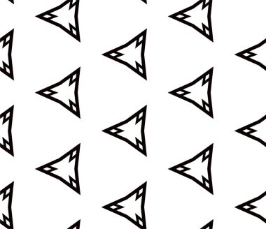 Soyut geometrik süslemesiz desen. tasarım arkaplanı, vektör illüstrasyonu