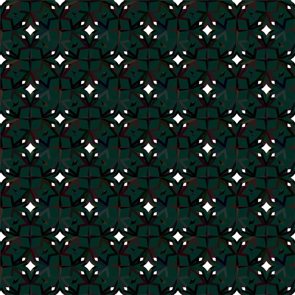 Abstrakte Geometrische Ornamentale Nahtlose Muster Design Hintergrund Vektorillustration — Stockvektor