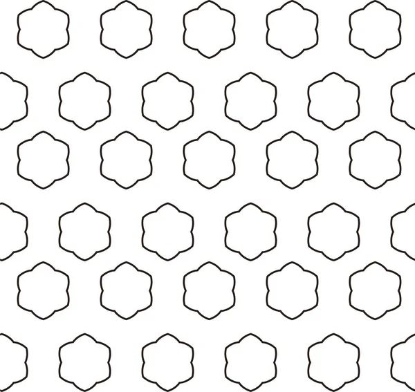 Abstrakte Geometrische Ornamentale Nahtlose Muster Design Hintergrund Vektorillustration — Stockvektor