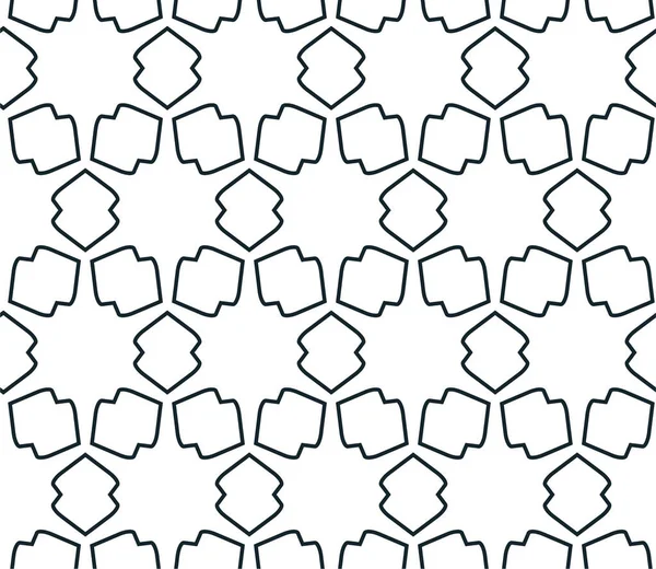 Абстрактный Геометрический Орнаментальный Бесшовный Рисунок Фон Проектирования Векторная Иллюстрация — стоковый вектор