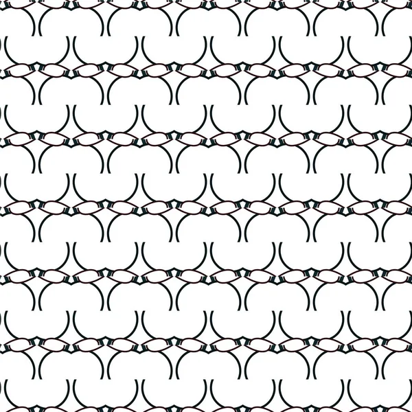 Abstrakte Geometrische Ornamentale Nahtlose Muster Design Hintergrund Vektorillustration — Stockvektor