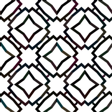 Soyut geometrik süslemesiz desen. tasarım arkaplanı, vektör illüstrasyonu 