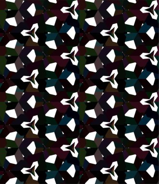 Soyut geometrik süslemesiz desen. tasarım arkaplanı, vektör illüstrasyonu 