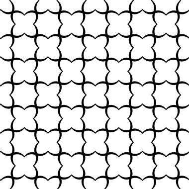 Geometrik soyut dikişsiz desen, vektör illüstrasyonu