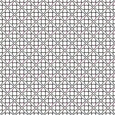 Soyut geometrik süslemesiz desen. tasarım arkaplanı, vektör illüstrasyonu