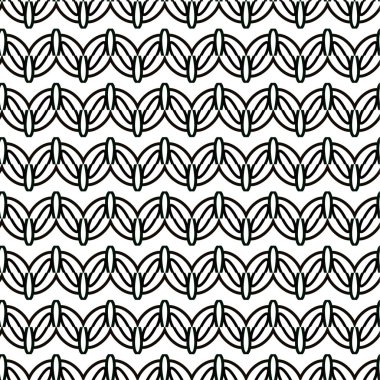 Geometrik soyut dikişsiz desen, vektör illüstrasyonu