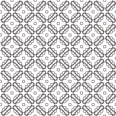 Soyut geometrik süslemesiz desen. tasarım arkaplanı, vektör illüstrasyonu