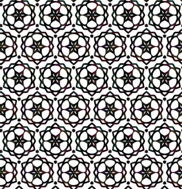 Soyut geometrik süslemesiz desen. tasarım arkaplanı, vektör illüstrasyonu