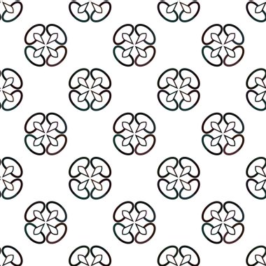 Soyut geometrik süslemesiz desen. tasarım arkaplanı, vektör illüstrasyonu