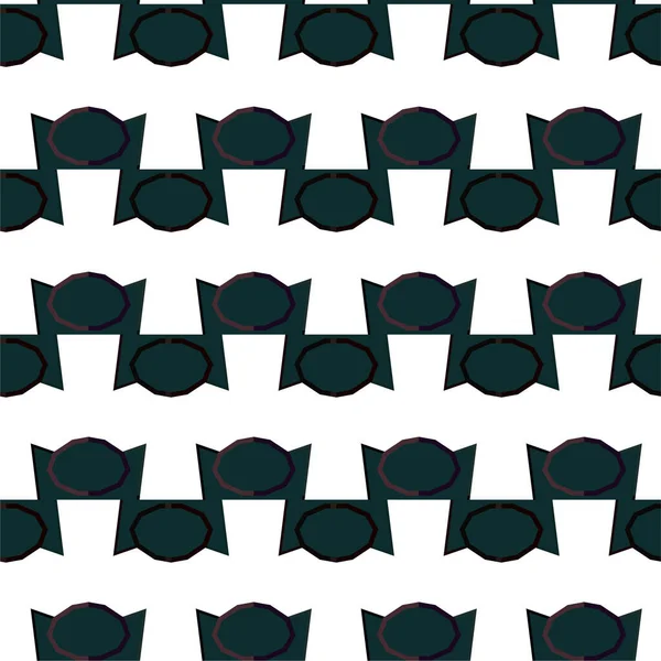 Motif Ornemental Géométrique Abstrait Sans Couture Fond Design Illustration Vectorielle — Image vectorielle