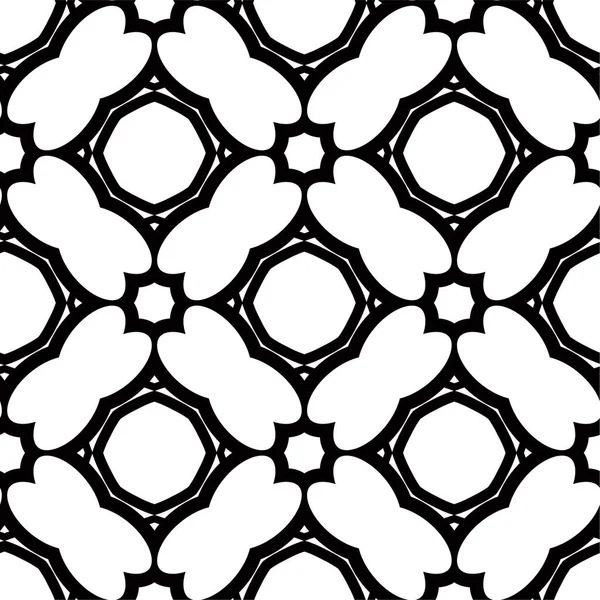 Abstrakte Geometrische Ornamentale Nahtlose Muster Design Hintergrund Vektorillustration — Stockvektor