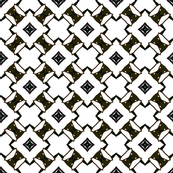 Abstrakte Geometrische Ornamentale Nahtlose Muster Design Hintergrund Vektorillustration — Stockvektor