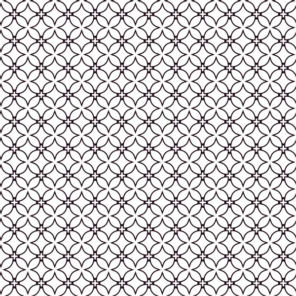 Abstrakte Geometrische Ornamentale Nahtlose Muster Design Hintergrund Vektorillustration — Stockvektor