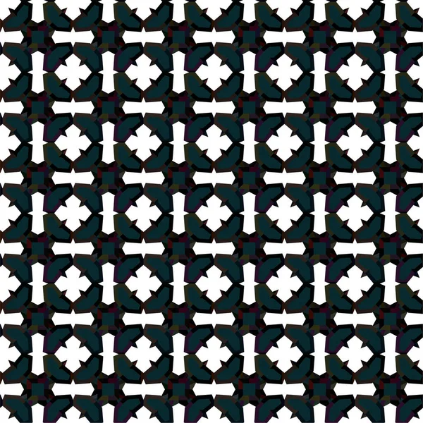 Abstrakte Geometrische Ornamentale Nahtlose Muster Design Hintergrund Vektorillustration — Stockvektor