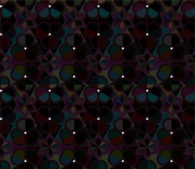 Soyut geometrik süslemesiz desen. tasarım arkaplanı, vektör illüstrasyonu