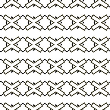 Soyut geometrik süslemesiz desen. tasarım arkaplanı, vektör illüstrasyonu