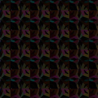 Soyut geometrik süslemesiz desen. tasarım arkaplanı, vektör illüstrasyonu