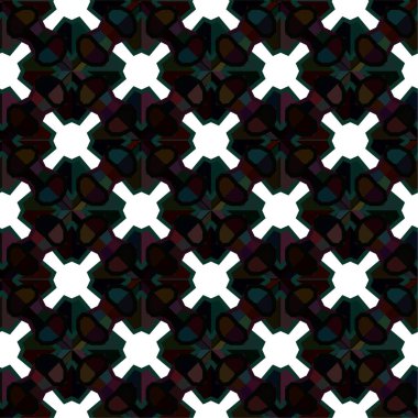 Soyut geometrik süslemesiz desen. tasarım arkaplanı, vektör illüstrasyonu