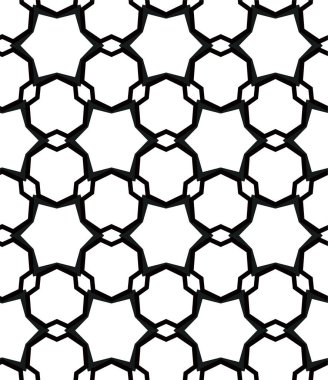 Soyut geometrik süslemesiz desen. tasarım arkaplanı, vektör illüstrasyonu