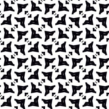 Soyut geometrik süslemesiz desen. tasarım arkaplanı, vektör illüstrasyonu