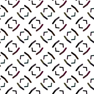 Soyut geometrik süslemesiz desen. tasarım arkaplanı, vektör illüstrasyonu