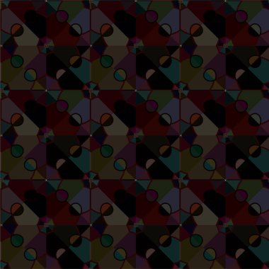 Soyut geometrik süslemesiz desen. tasarım arkaplanı, vektör illüstrasyonu