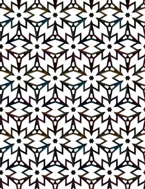 Soyut geometrik süslemesiz desen. tasarım arkaplanı, vektör illüstrasyonu