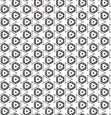 Soyut geometrik süslemesiz desen. tasarım arkaplanı, vektör illüstrasyonu