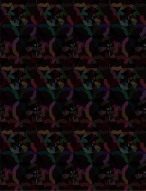 Soyut geometrik süslemesiz desen. tasarım arkaplanı, vektör illüstrasyonu