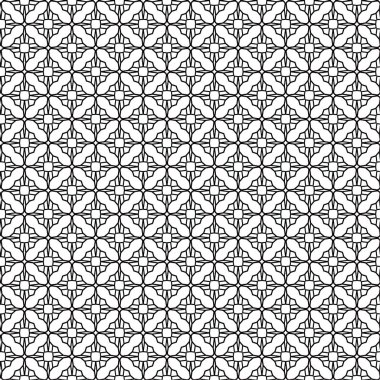 Soyut geometrik süslemesiz desen. tasarım arkaplanı, vektör illüstrasyonu