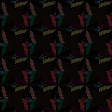 Soyut geometrik süslemesiz desen. tasarım arkaplanı, vektör illüstrasyonu
