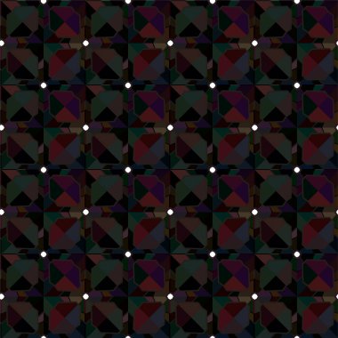 Soyut geometrik süslemesiz desen. tasarım arkaplanı, vektör illüstrasyonu