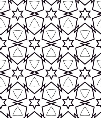 Soyut geometrik süslemesiz desen. tasarım arkaplanı, vektör illüstrasyonu