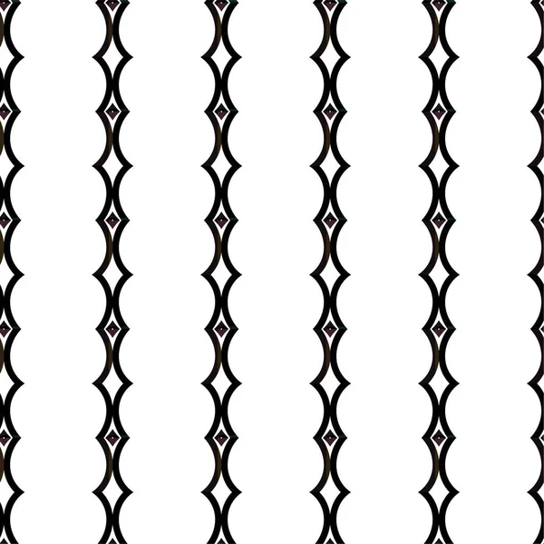 Abstrakte Geometrische Ornamentale Nahtlose Muster Design Hintergrund Vektorillustration — Stockvektor