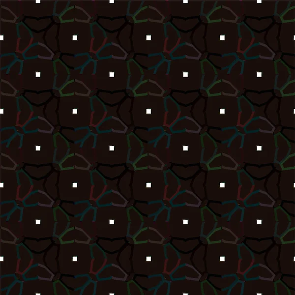 Abstrakt Geometrisk Ornamental Sømløse Mønster Design Baggrund Vektor Illustration – Stock-vektor