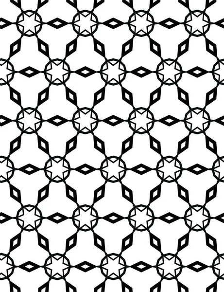 抽象的几何装饰无缝图案 设计背景 矢量图解 — 图库矢量图片