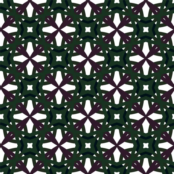 Abstrakte Geometrische Ornamentale Nahtlose Muster Design Hintergrund Vektorillustration — Stockvektor