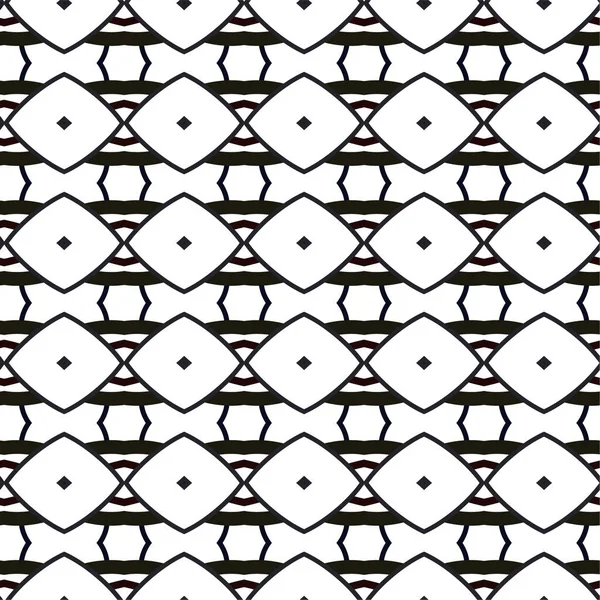 Abstrakte Geometrische Ornamentale Nahtlose Muster Design Hintergrund Vektorillustration — Stockvektor