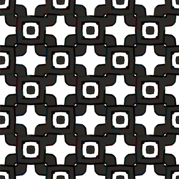 Motif Ornemental Géométrique Abstrait Sans Couture Fond Design Illustration Vectorielle — Image vectorielle