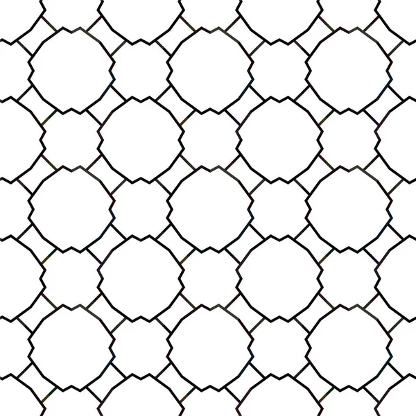 Resumo Padrão Ornamental Sem Costura Geométrica Fundo Projeto Ilustração Vetorial —  Vetores de Stock