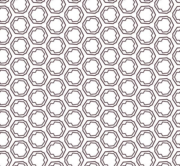 Motif Ornemental Géométrique Abstrait Sans Couture Fond Design Illustration Vectorielle — Image vectorielle