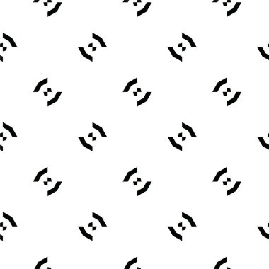 Soyut geometrik süslemesiz desen. tasarım arkaplanı, vektör illüstrasyonu