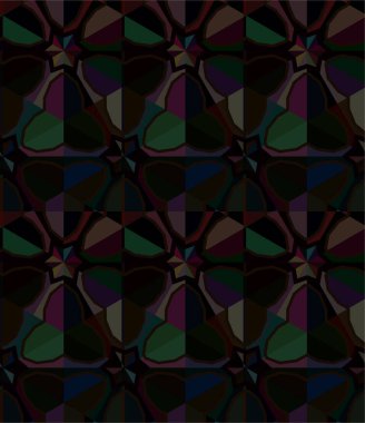 Soyut geometrik süslemesiz desen. tasarım arkaplanı, vektör illüstrasyonu