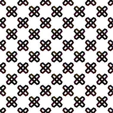 Soyut geometrik süslemesiz desen. tasarım arkaplanı, vektör illüstrasyonu